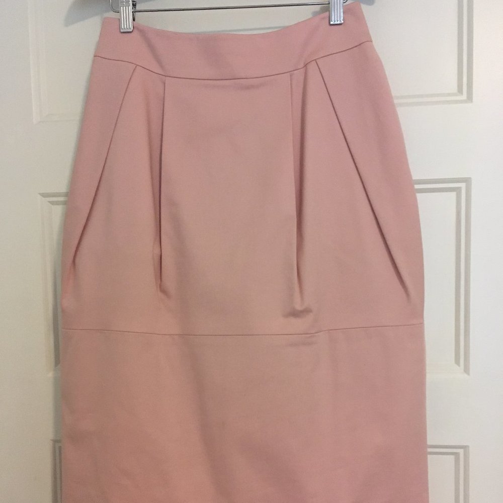 Red Valentino Baby Pink Tulip style cotton skirt - size 4-6